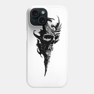 cursed skull Phone Case