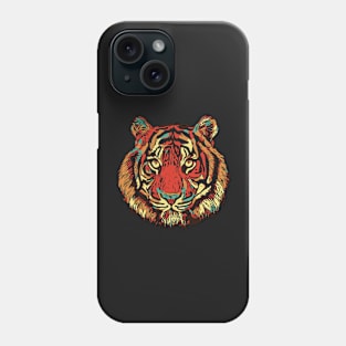 Exotic Tiger Head Filled With Fiery Passion Phone Case