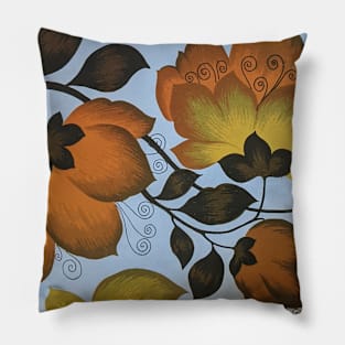 Vintage Flower Pattern Pillow