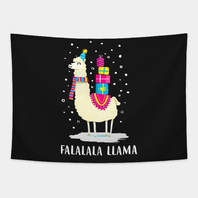 New year llamas gift for daughter, son, mom, aunt, father, nana Tapestry by Anneart