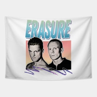 Erasure - 80s Styled Aesthetic Retro Design Tapestry