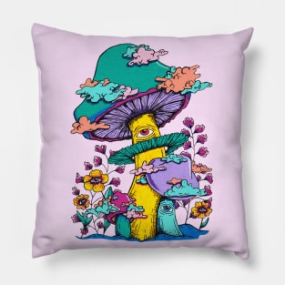 Funky Mushroom Eyes Pillow