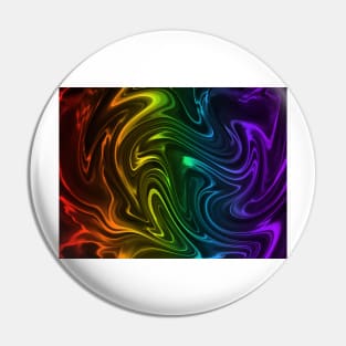 Rainbow satin Pin