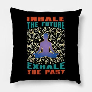 Inhale Exhale Yoga Meditation Pillow