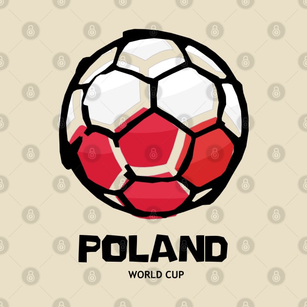 Poland Football Country Flag by KewaleeTee