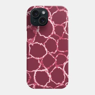 Viva magenta rings tie dye Phone Case