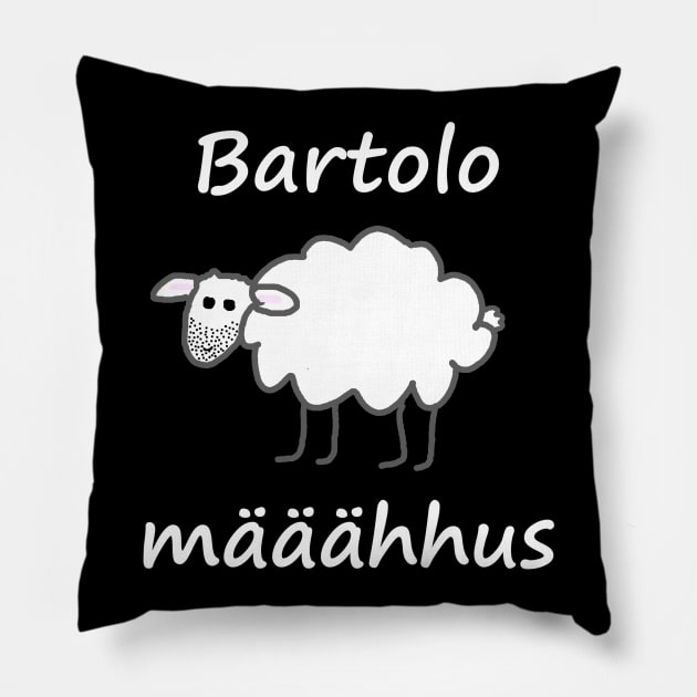 Bartolomääähus Bart Schaf Lustiger Spruch Geschenk Pillow by FindYourFavouriteDesign