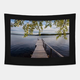 The Birch-Framed Jetty Tapestry