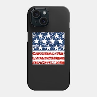 Grunged USA Stars N Stripes Phone Case