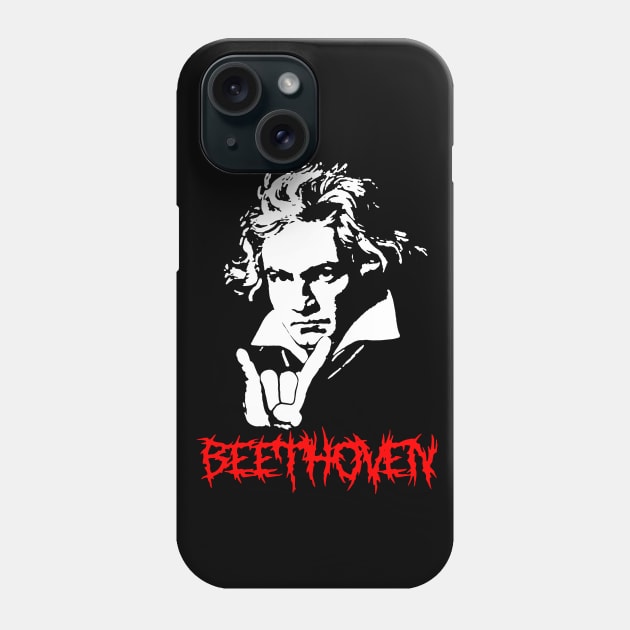 Beethoven is Metal Phone Case by LordNeckbeard