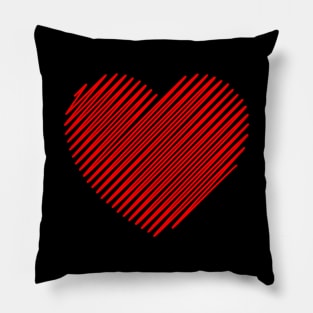 Heart shape valentines day love design Pillow