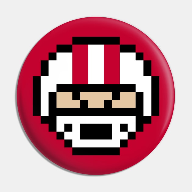 8-Bit Helmet - Wisconsin Pin by The Pixel League