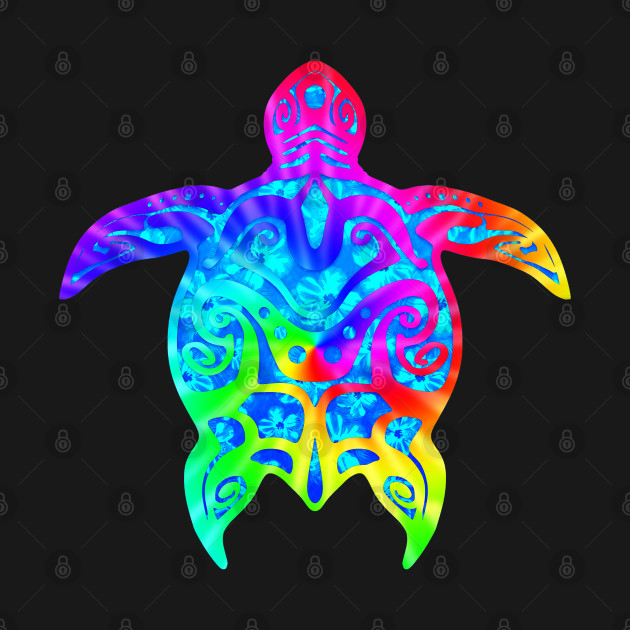 Discover Colorful Tribal Turtle - Tribal Turtle - T-Shirt