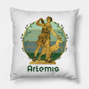 Artemis goddess of the hunt Pillow