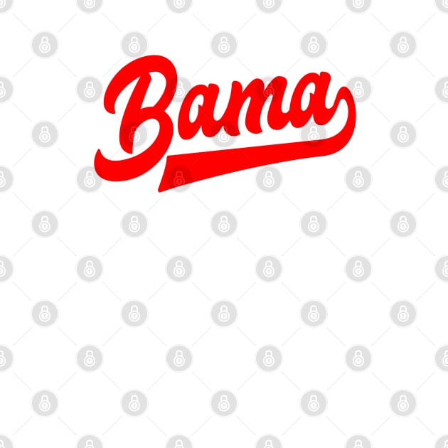 Bama Red Script - Alabama by BDAZ