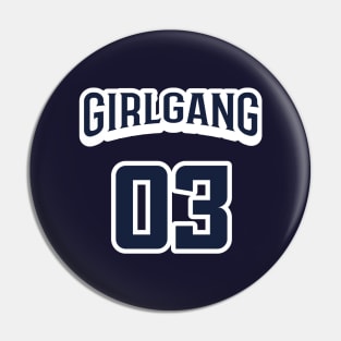 Girl Gang Jersey Pin