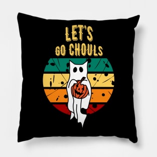 Let's Go Ghouls CAT Pillow