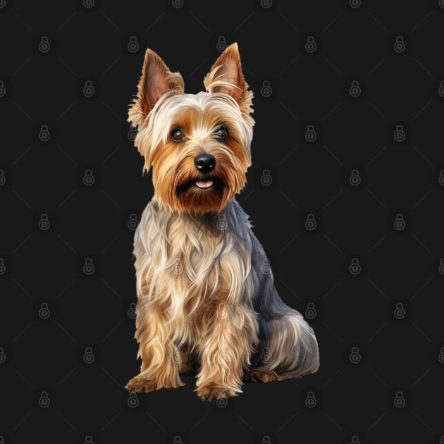 Australian Terrier by DavidBriotArt