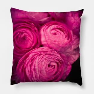 Pink Flowers Floral Garden Plants Pillow