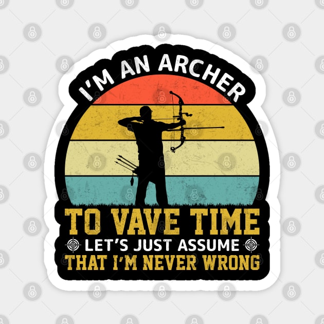 I Am An Archer Magnet by busines_night