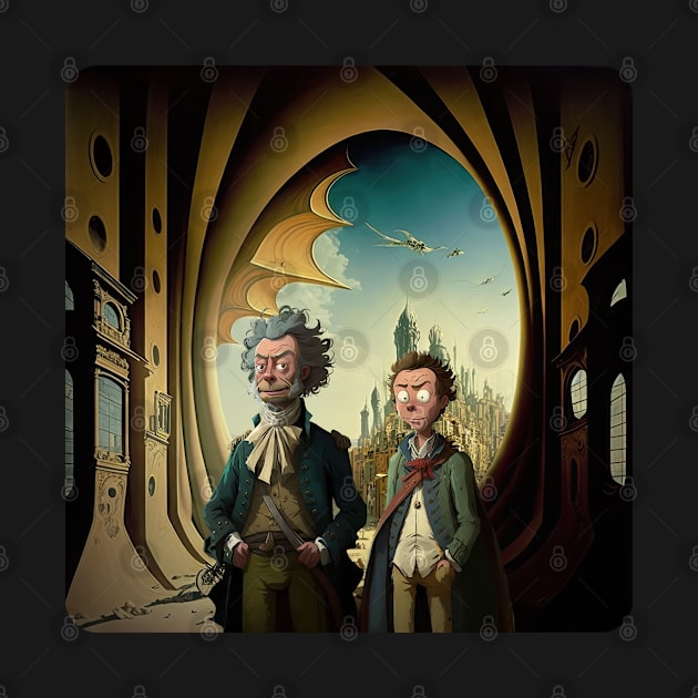 Richard and Mortimer, a Dapper Duo v1 (no text) by AI-datamancer