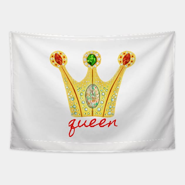 Queen Tapestry by ArtKsenia