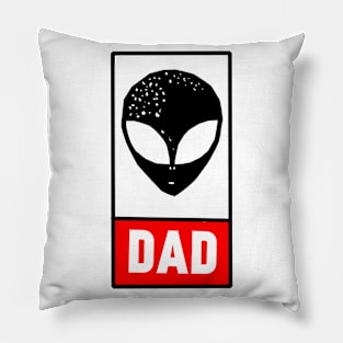 Aliens daddy Design Pillow
