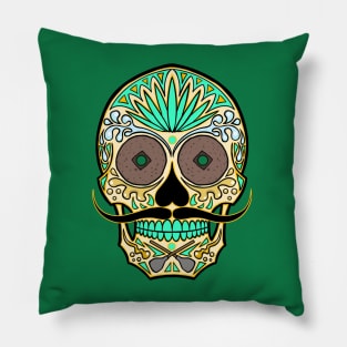 Tequila sugar skull Pillow