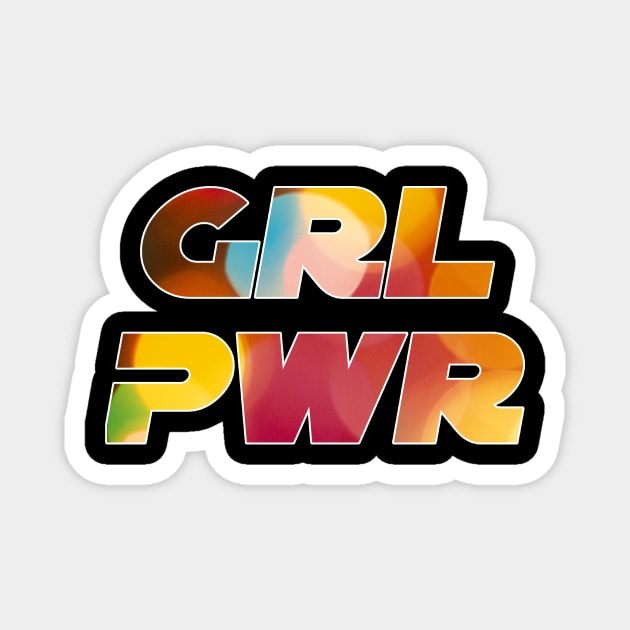 GRL PWR COLOR Magnet by Utopic Slaps