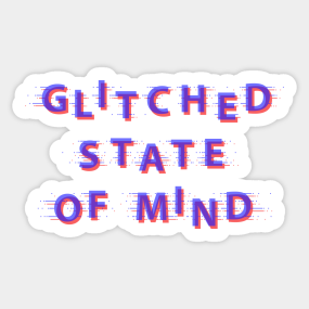 Glitch Effect Stickers Teepublic