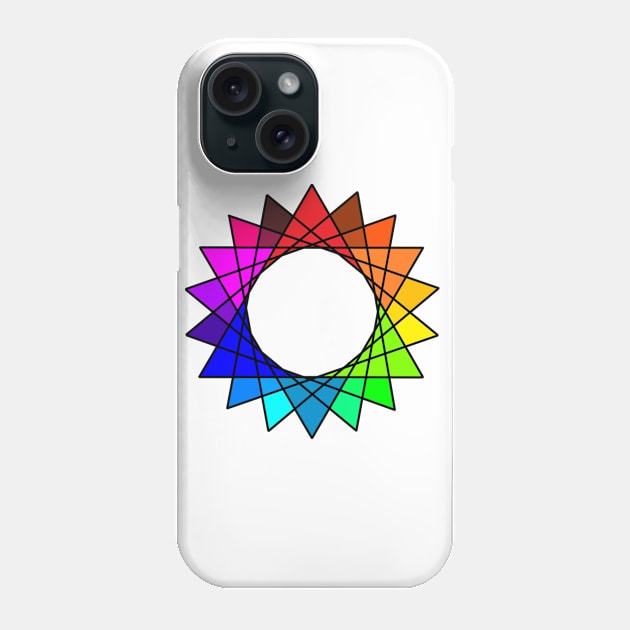 Stained Glass, Version Four Phone Case by alysan