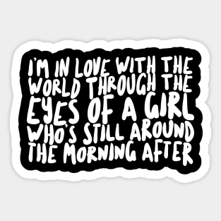 Lyrics Quotes Song Stickers Teepublic