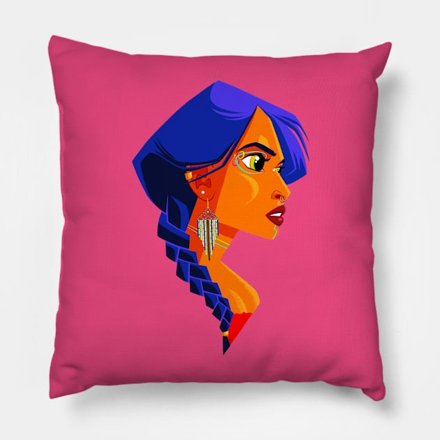 Indigenous Pillow by nocturnallygeekyme