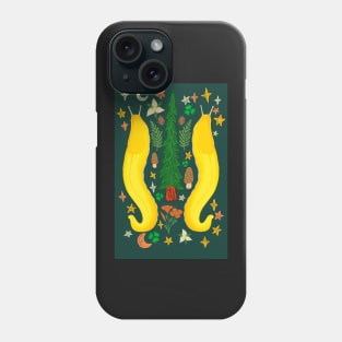 BANANA SLUG FOLK ART STICKER Phone Case