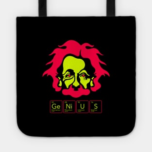 Portrait of a genius Tote