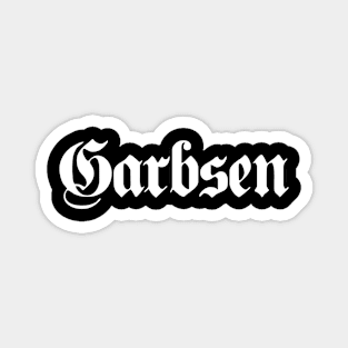 Garbsen written with gothic font Magnet