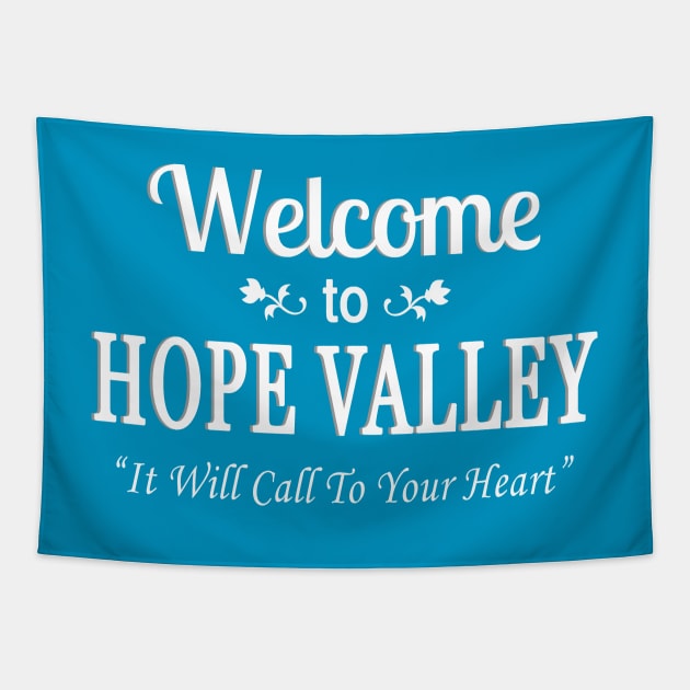 Welcome to Hope Valley Tapestry by klance