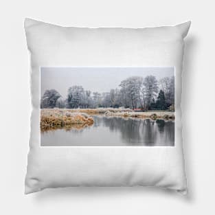 Surrey Winter Landscape Pillow