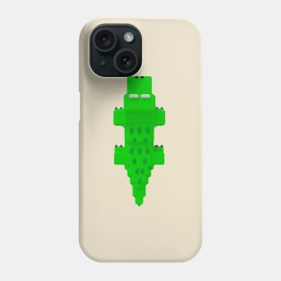 Green Crocodile Phone Case