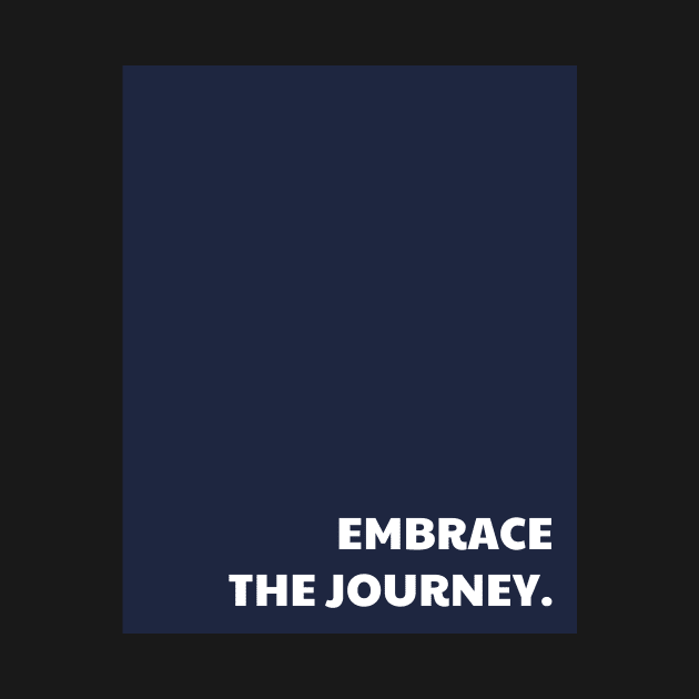 Blue Embrace The Journey by April Twenty Fourth