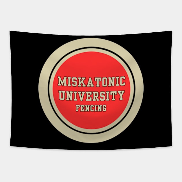 Miskatonic University Fencing Team Tapestry by Desert Owl Designs