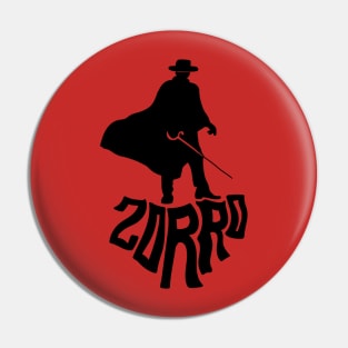 Zorro's Shadow (Black) Pin