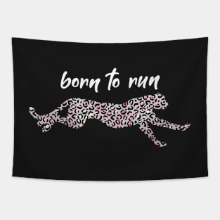 Born to Run Cheetah Tapestry