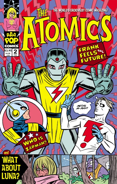 THE ATOMICS no.2 Kids T-Shirt by MICHAEL ALLRED