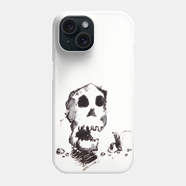 Skull Phone Case by Huxley
