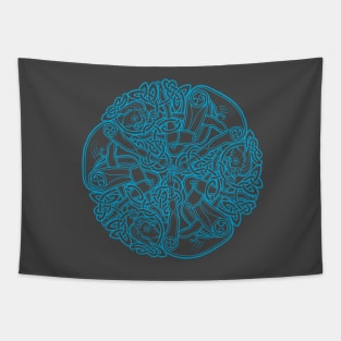 Celtic Triple Goddess - Blue Tapestry