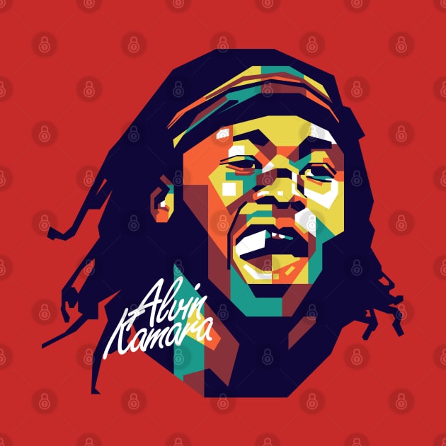 alvin kamara wpap art by pentaShop