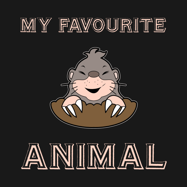 favourite animal mole by Imutobi