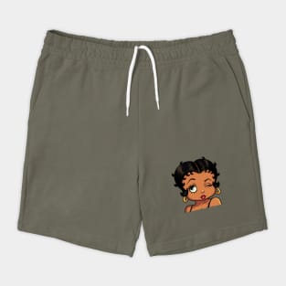 Betty Boop - Winking - Black Girl Magic Shorts