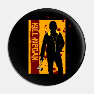 Zombie Killer Action Movie Mashup Gift For Zombie Fans Pin